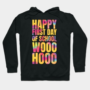 First day of school tye dye Hoodie